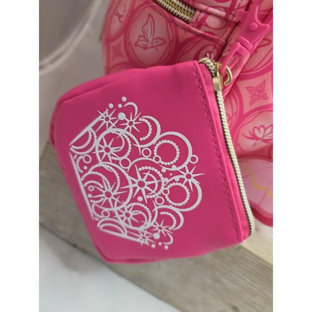 Wicked Mini Backpack Bag Pink Universal Studios Glinda Cosplay Purse Coin Pouch